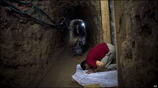 Túnel em Gaza
