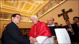 Đức Giáo hoàng Benedict XVI tiếp Chủ tịch Nguyễn Minh Triết