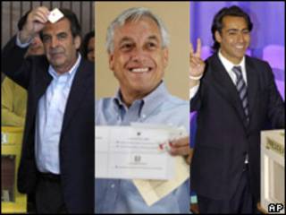 Eduardo Frei, Sebastián Piñera, Marco Enríquez-Ominami