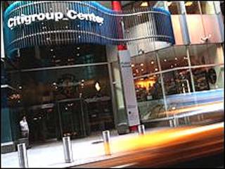 Вывеска на офисе Citigroup