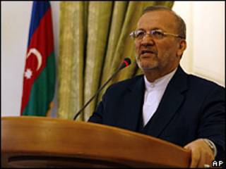 Ministro de Relaciones Exteriores de Irán, Manouchehr Mottaki
