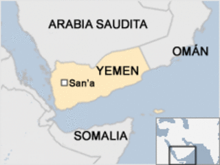 Mapa de Yemen