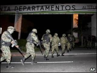 Militares en operativo de Beltrán Leyva. Foto de archivo.