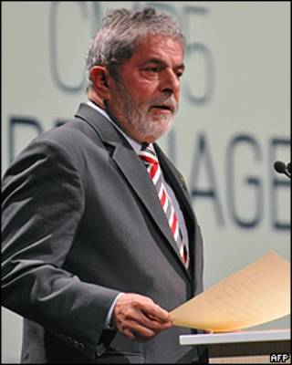 O presidente Lula em Copenhague