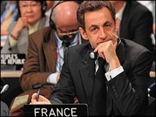 Presiden Perancis Nicolas Sarkozy