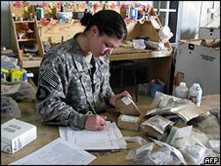 Soldado estadounidense en Irak