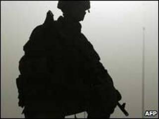 Soldado americana no Iraque
