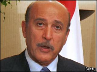 مدير المخابرات المصرية، اللواء عمر سليمان