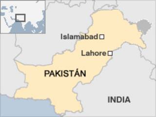 Mapa de Pakistán