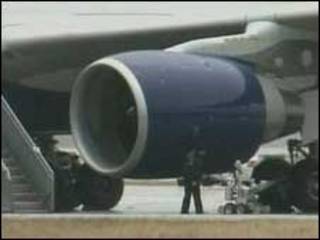 Avião da Northwest Airlines onde ocorreu incidente (AP, 25 de dezembro)