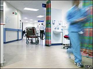 Médicos en un hospital