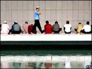 Oraciones de musulmanes en Malasia