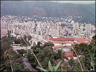 Panorámica de Caracas.