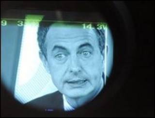 José Luis Rodríguez Zapatero, presidente del gobierno español