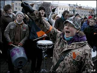 Protesta en Islandia (archivo)