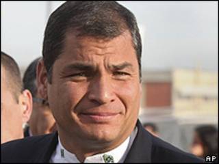 Rafael Correa, Presidente de Ecuador