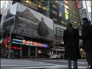 Anuncio publicitario en Times Square
