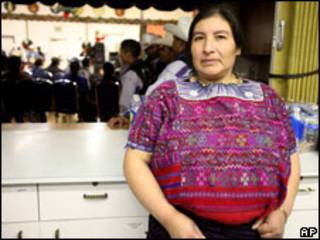 Gregoria Chales, migrante guatemalteca