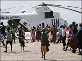 Ajuda humanitária em Darfur (arquivo)