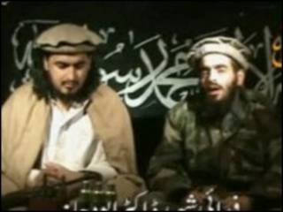 بلاوی (راست)در کنار حکیم الله محسود