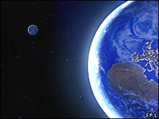 La Tierra desde el espacio. Imagen de archivo.