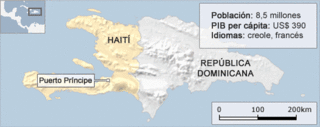 Mapa de Haití