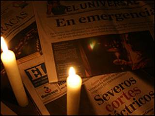 Caracas sin luz