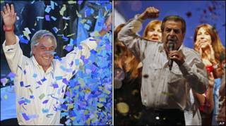 Sebastián Piñera e Eduardo Frei