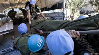 Equipo de rescate de la ONU en Haití