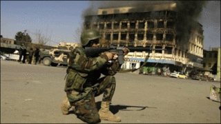 محل درگیری در نزدیک وزارت عدلیه