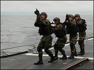 Soldados peruanos en septiembre de 2009. Foto: Comando Sur de EE.UU.