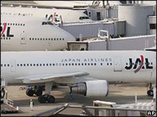 Aviões da Japan Airlines