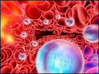Ilustração mostra nanoesferas se ligando a células arteriais