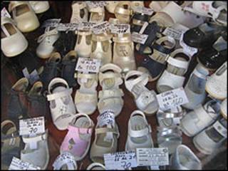 Producción de zapatos en Venezuela