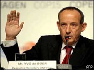 Yvo de Boer, secretario de la Convención de la ONU para el Cambio Climático