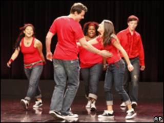 Escena de la serie de televisión Glee