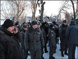 Милиционеры в "Речнике"