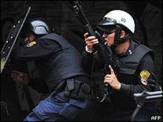 Policías venezolanos (Fotos de archivo)