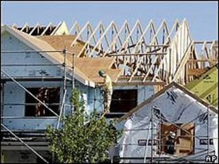 Casa en construcción en EE.UU.