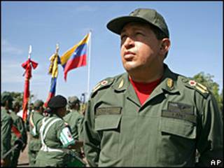 Presidente de Venezuela, Hugo Chávez (foto archivo)
