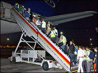 Deportación de indocumentados en España (foto de archivo)