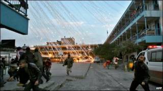 Ataque israelense em Beit Lahiya, em janeiro de 2009 (arquivo)