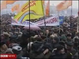 Митинг в Калининграде 30 января 2010 г.