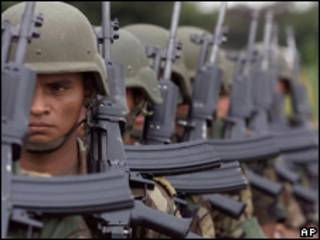 Soldados colombianos
