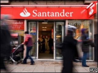 Agência do Santander em Londres