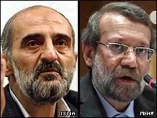 علی لاریجانی و حسین شریعتمداری