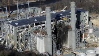Explosión en planta de energia en Connecticut
