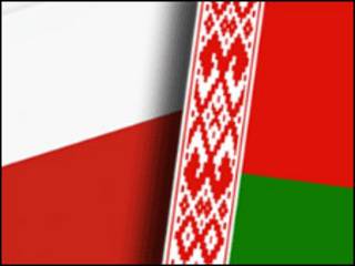 колаж прапорів Білорусі і Польщі