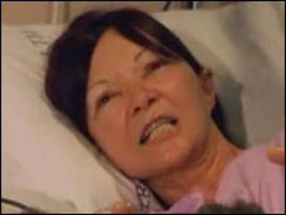 Paddy Trumbull conversa com repórteres em hospital (APTN)