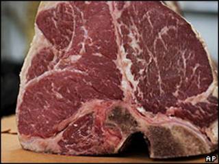 Chuletón de carne. Archivo